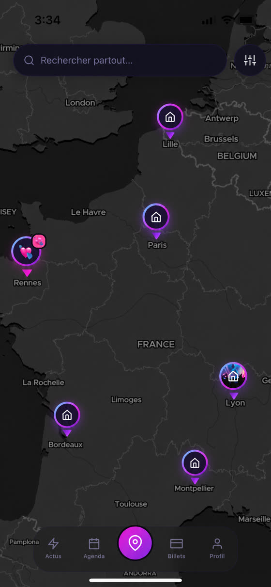 Carte WERIZ